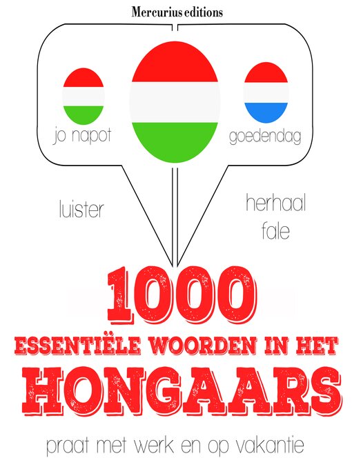 Cover image for 1000 essentiële woorden in het Hongaars